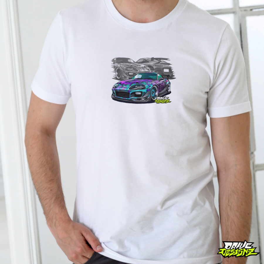 Drive Designz T-Shirt Black White Custom Car JDM EURO ELECTIRC