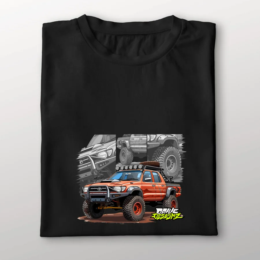 Drive Designz T-Shirt Black White Custom Car JDM EURO ELECTIRC