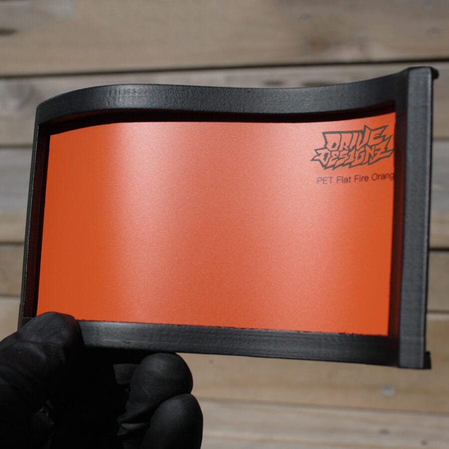 PET Flat Fire Orange