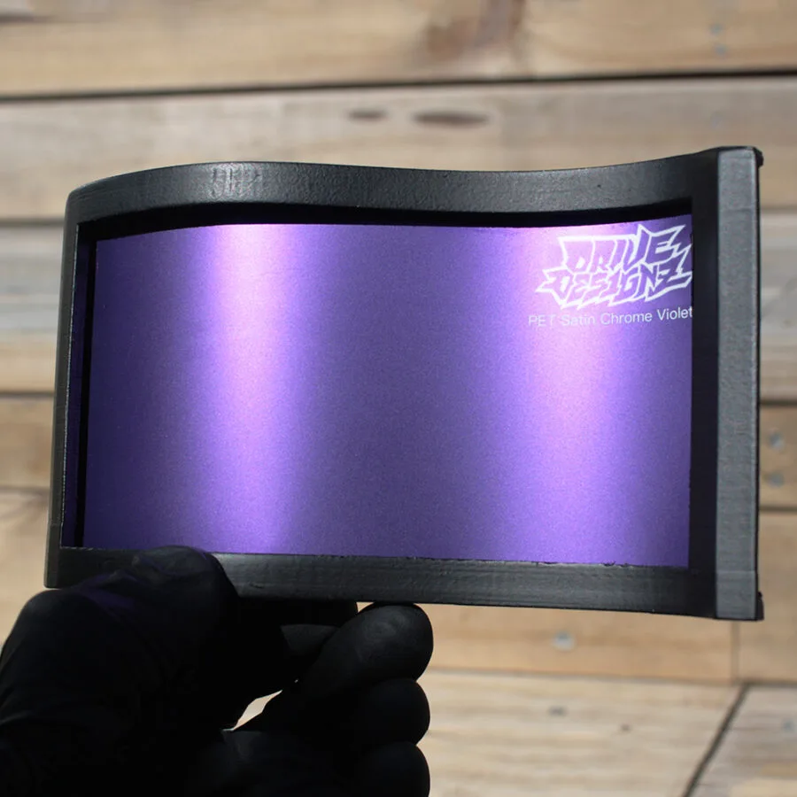 PET Satin Chrome Violet