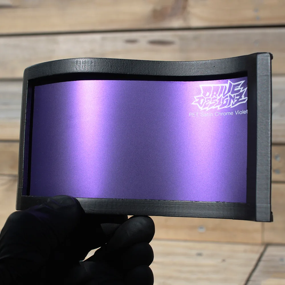 PET Satin Chrome Violet