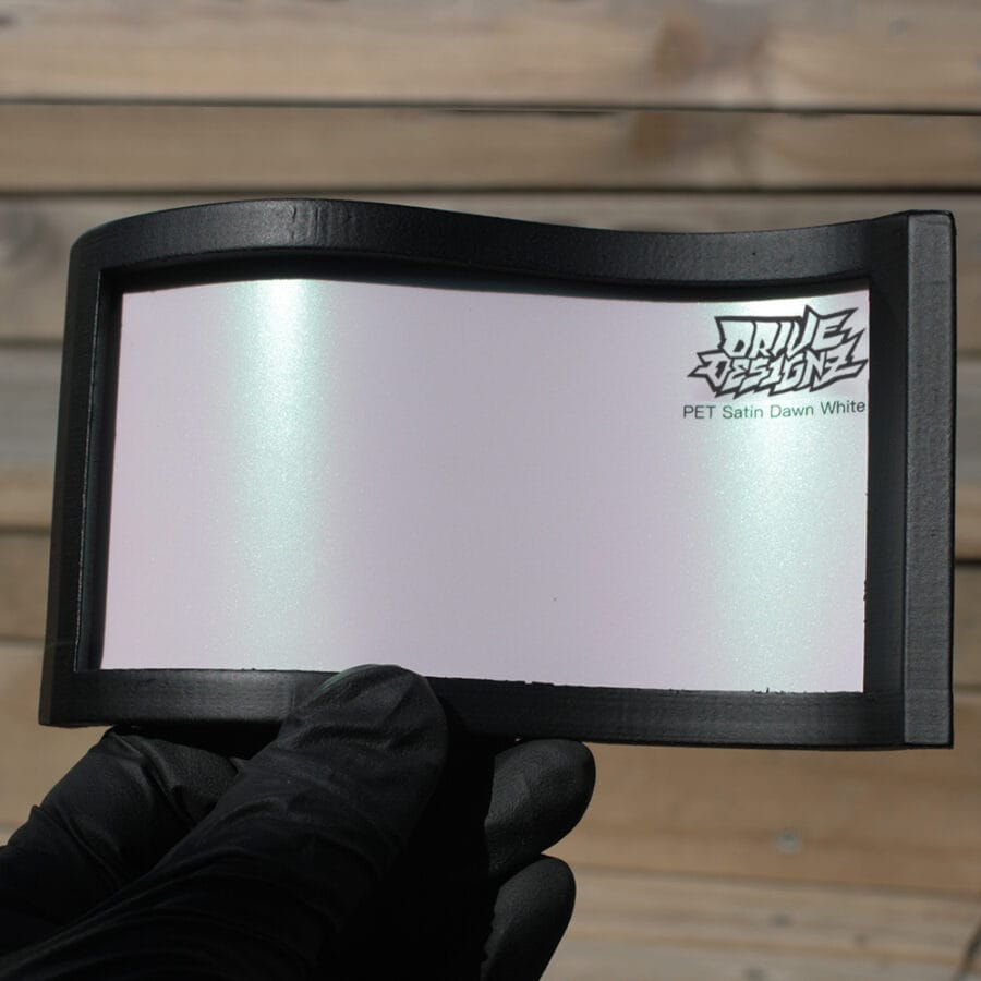 PET Satin Dawn White