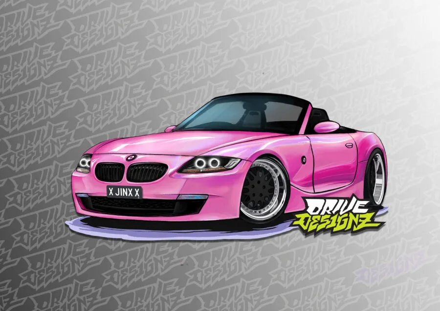 BMW Z4 ( X JINX X) STICKER