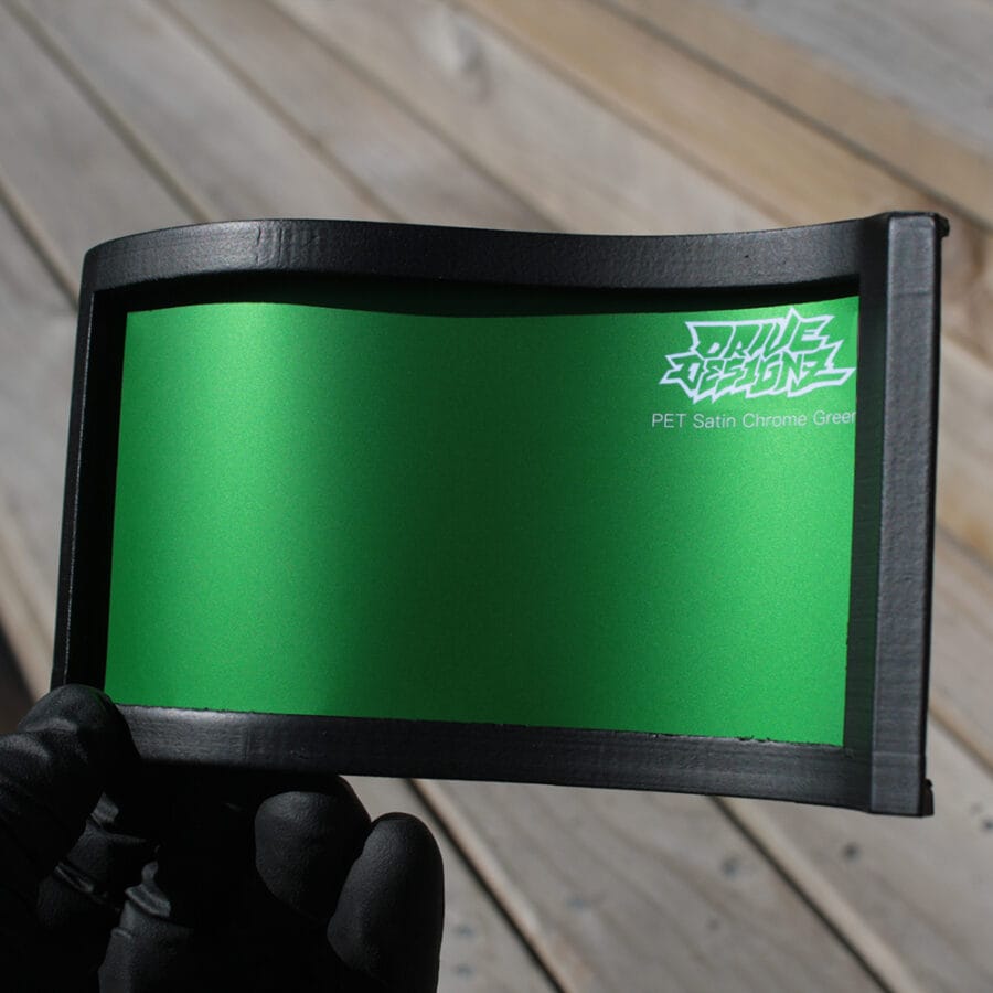 PET Satin Chrome Green