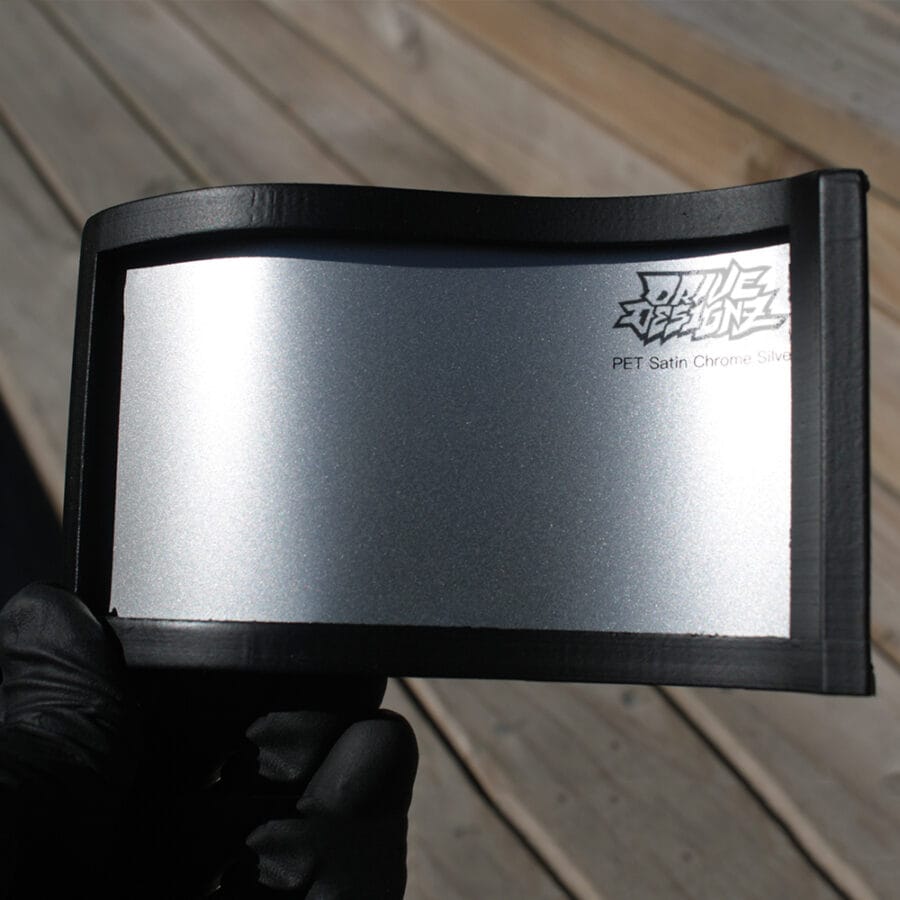 PET Satin Chrome Silver