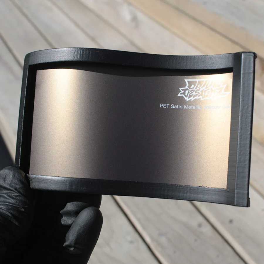 PET Satin Metallic Shadow Gold